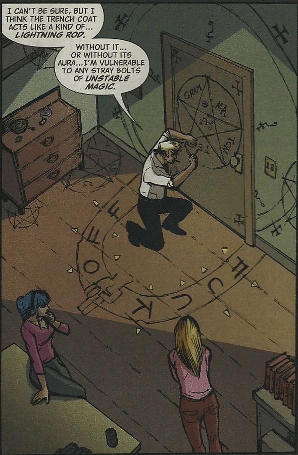 Gotta respect the man's magical diagrams.