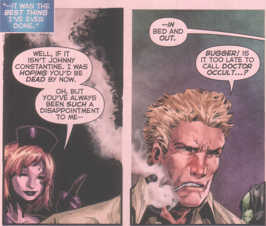 John Constantine and the Nightmare Nurse.