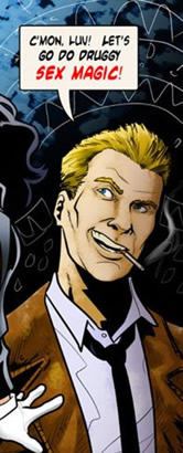 John Constantine as Hannah Zatanna's temptation