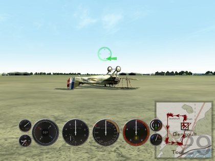 a well-crashed plane in Rise of Flight.