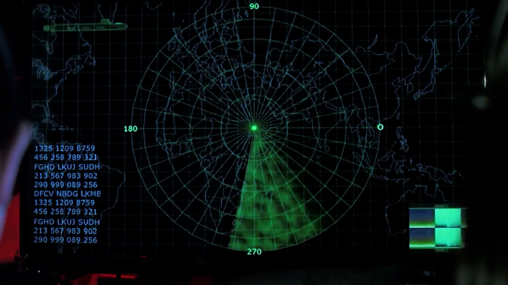 SONAR is detecting large landmasses, possibly Africa and Asia Minor.