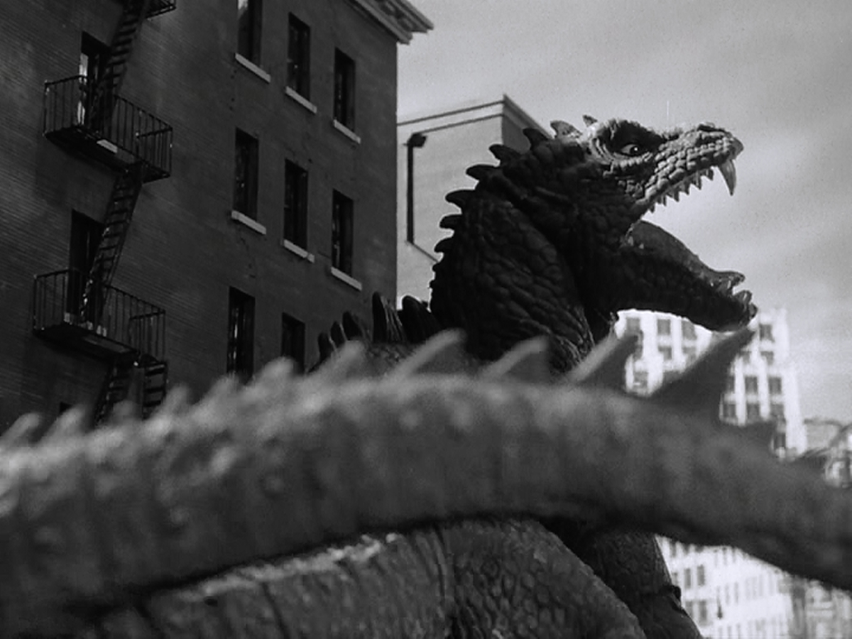 A beautifully shot frame from Beast from 20,000 Fathoms.