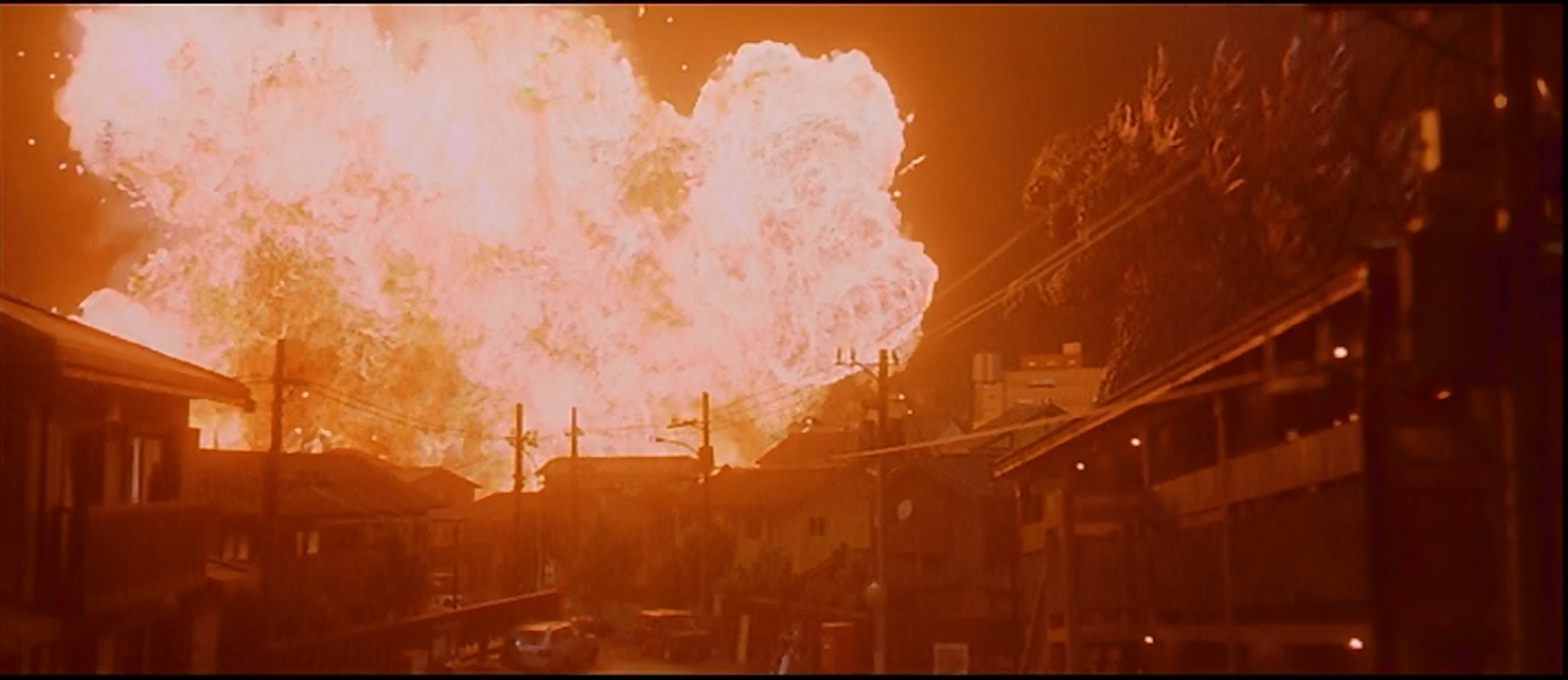 Things near Godzilla go BOOM