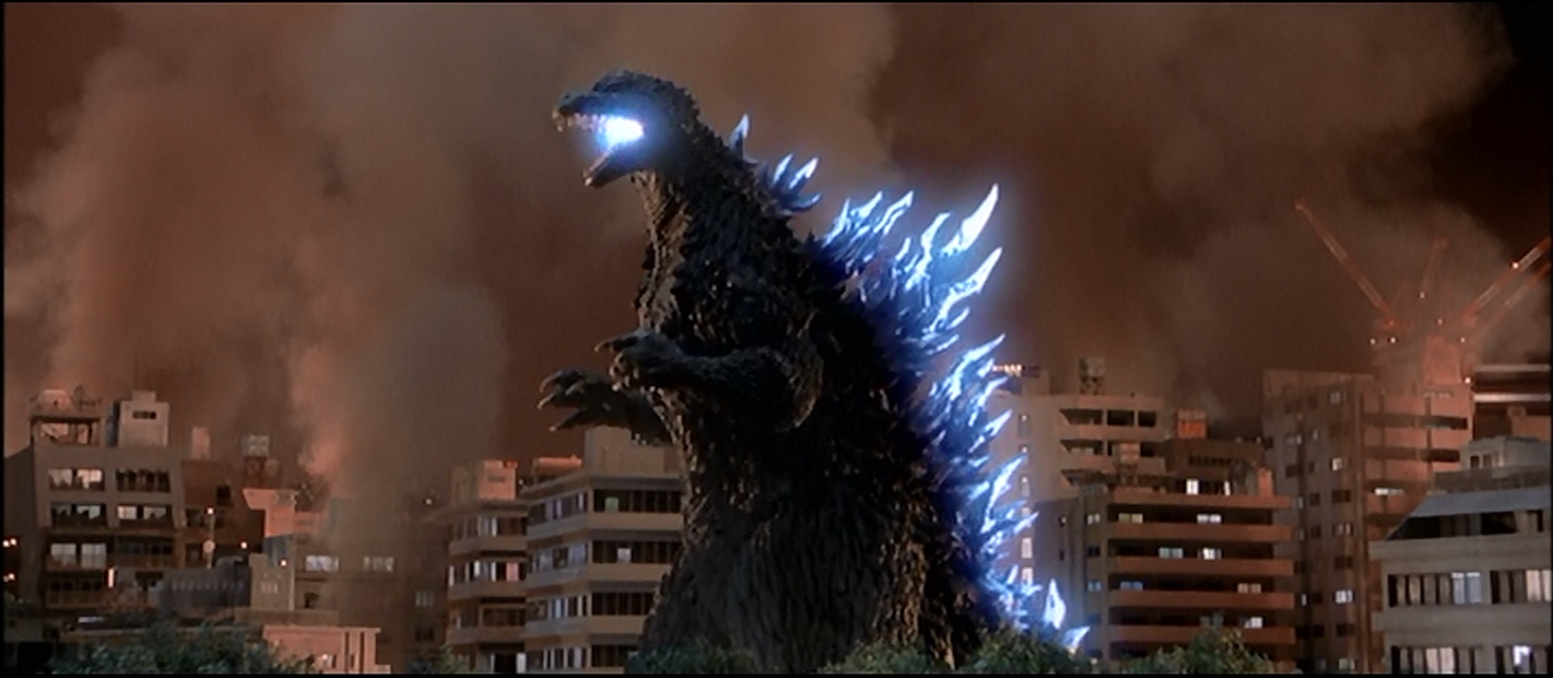 Godzilla about to wreck something.