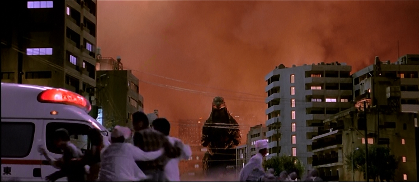 Godzilla about to wreck something.
