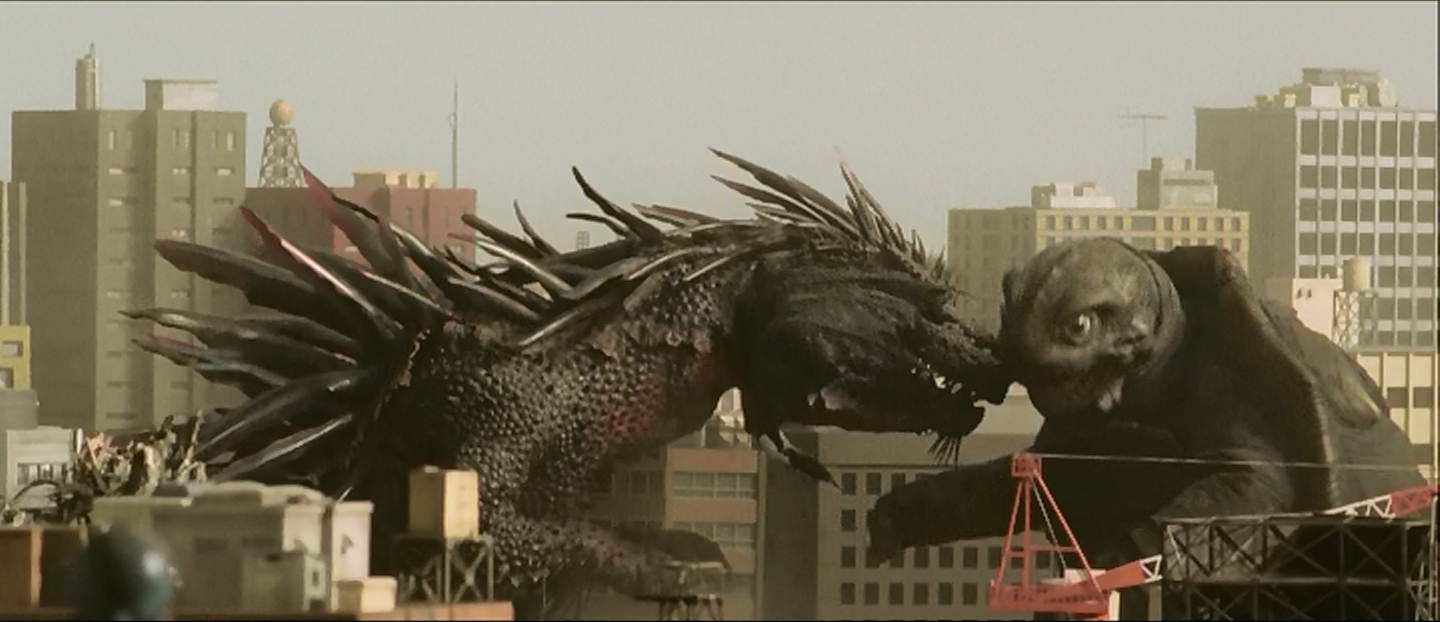 Gamera, as grown as he's going to get in this movie.