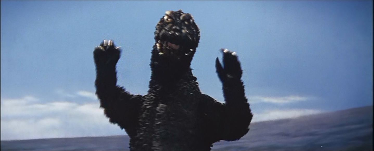 Godzilla shows his sensitive side.