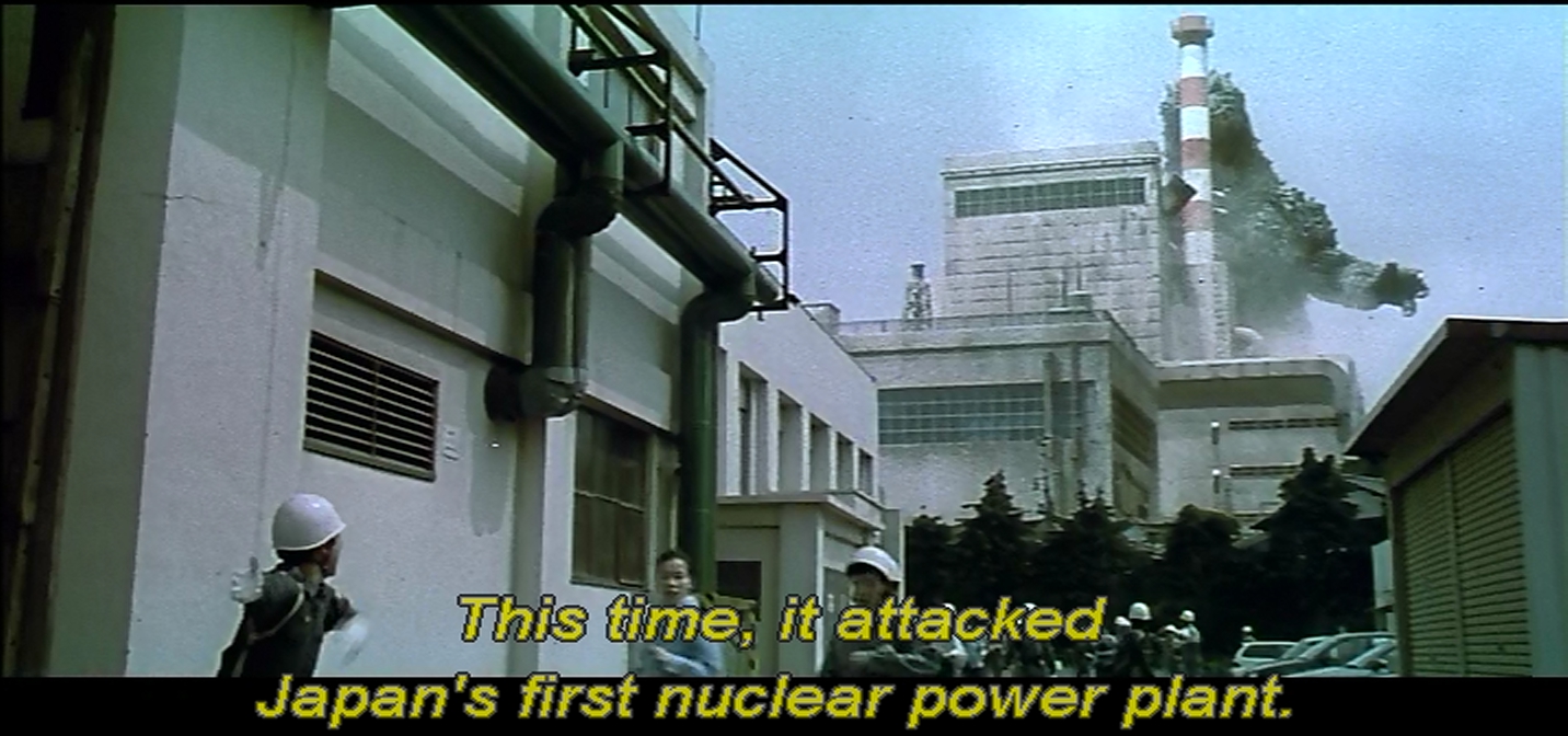 Godzilla is a proactive demonstrator against nuclear energy