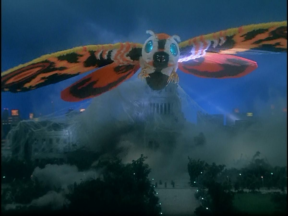 Mothra showing her lovely wings