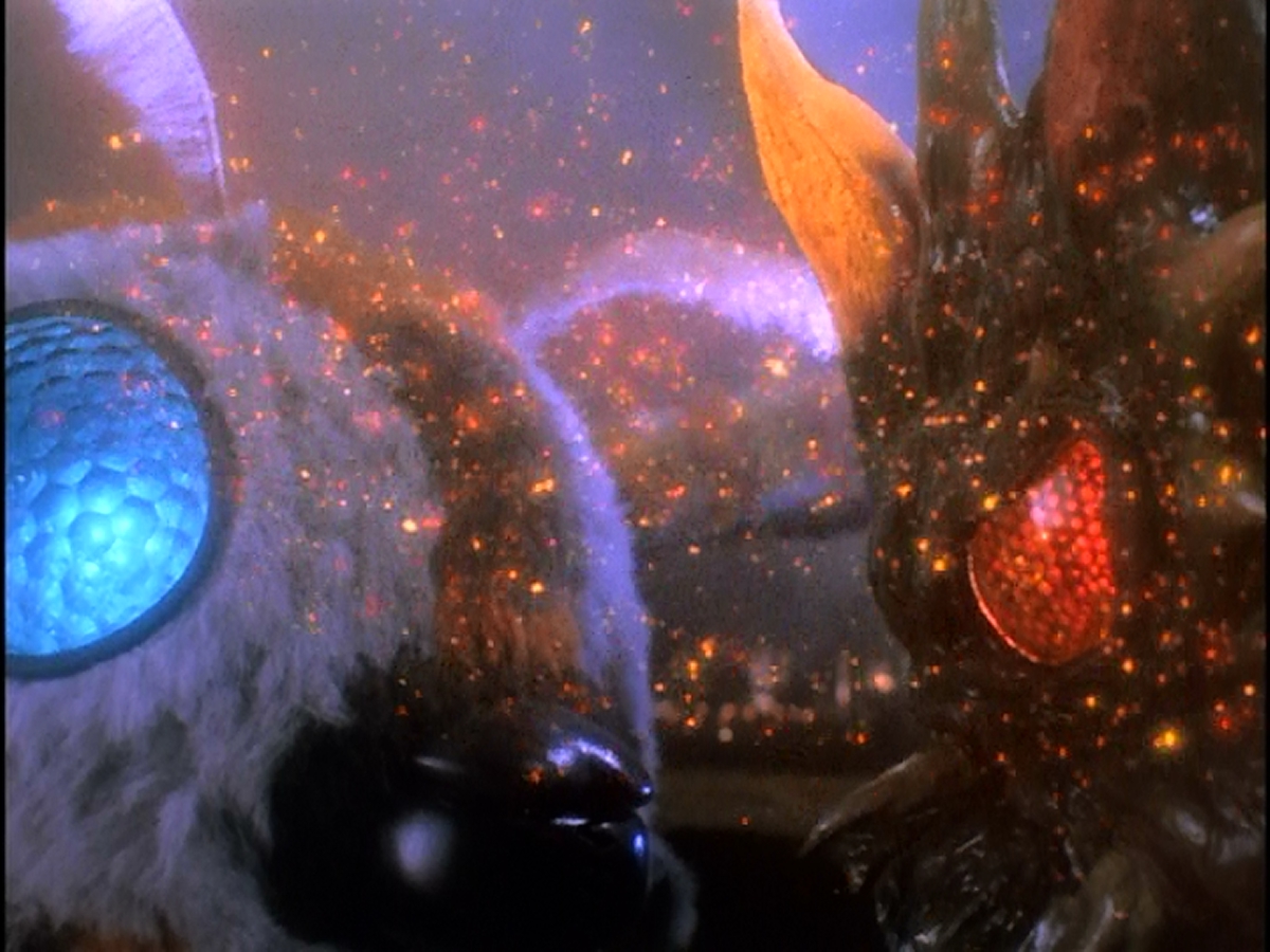 Mothra glitter bombs Battra