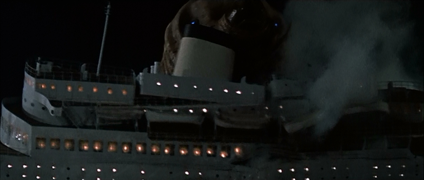 Mothra smashes a ship!