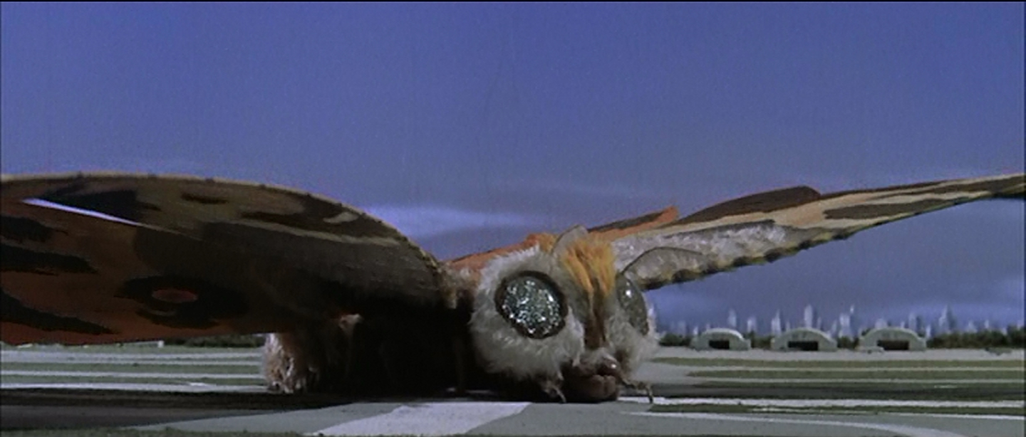 Mothra makes a perfect landing.