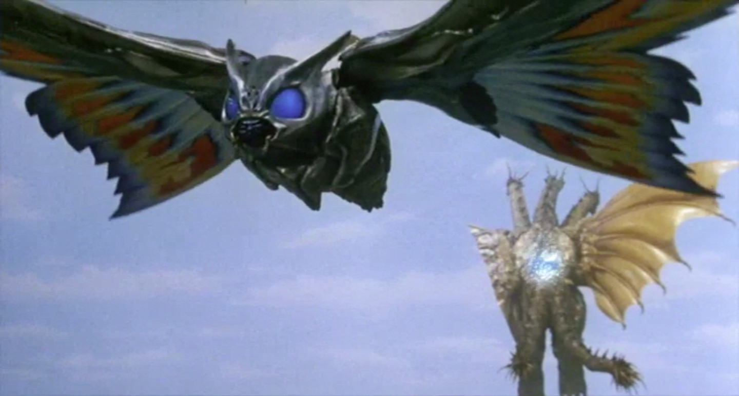 How Ghidorah actually flying with only one wing?!