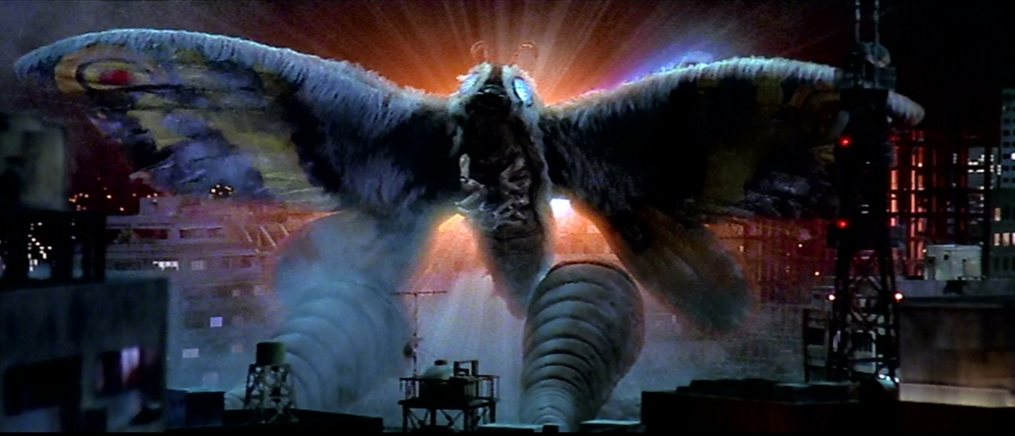 Mothra takes one for the team.